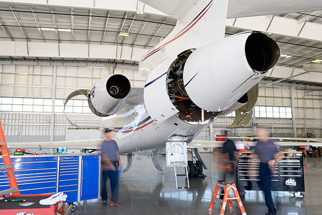 business jet maintenance