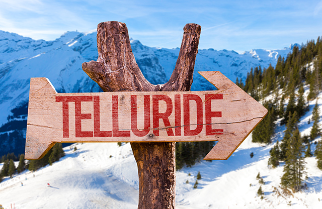 telluride is a three-hour-charter flight from seattle