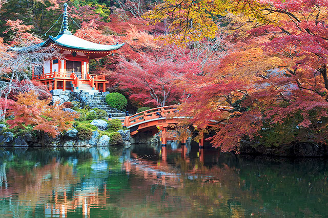 Daigo-ji Temple in Kyoto, Japan