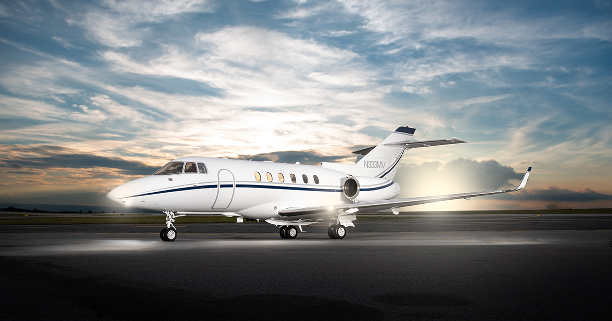 Hawker 850XP N333MV for Jet Charter | Clay Lacy Aviation