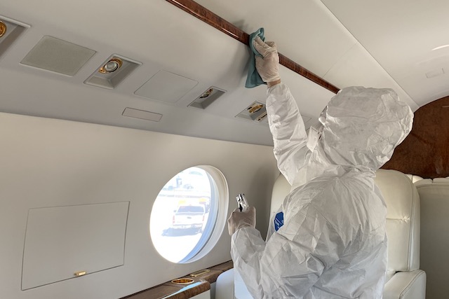 Cleaning and disinfecting aircraft and facilities ensures a safe and healthy environment.