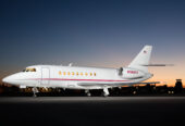 Dassault Falcon 2000 N783FSs/n 09 photographed on June 24, 2015 at KVNY for Clay Lacy Aviation.